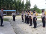 Kapolsek Polsubsektor Pelalawan Laksanakan Rapat Bersama Anggota.