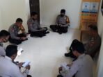 Bentuk Agar Karakter Polri Semakin Baik, Polsubsektor Pelalawan Laksanakan Giat Binrohtaal di Mako.