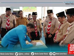 Sosialisasi KTA Nasional dan Penguatan Pendidikan Kepramukaan Bersama Disdikpora & Kemenag Kabupaten Rokan Hulu