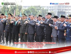 Bupati Rohul Hadiri Upacara HUT ke-80 TNI di Pekanbaru: TNI Tetap di Hati Rakyat