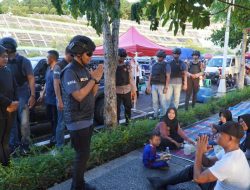 Kapolres Rohul Pimpin Patroli Raga, Dekatkan Diri dengan Masyarakat di Sekitar Pemda