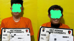 Polsek Ujung Batu Tangkap Dua Pelaku Curat di Desa Ngaso